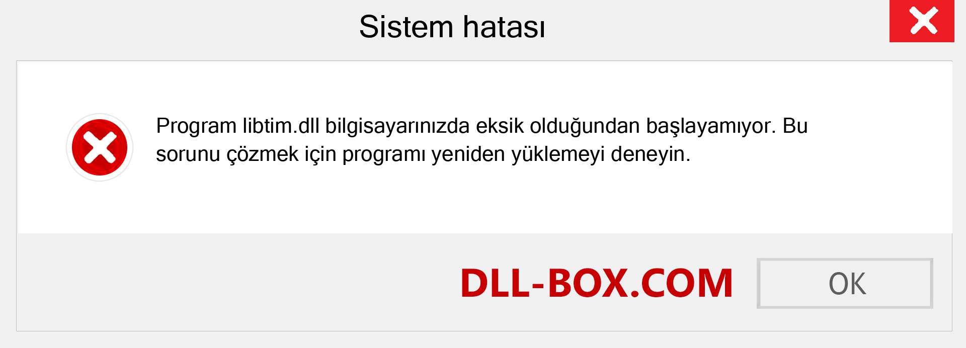 libtim.dll dosyası eksik mi? Windows 7, 8, 10 için İndirin - Windows'ta libtim dll Eksik Hatasını Düzeltin, fotoğraflar, resimler